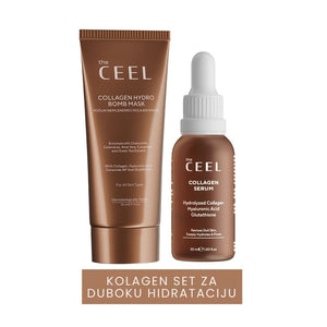 Kolagenski set – maska i serum za zatezanje i sjaj kože