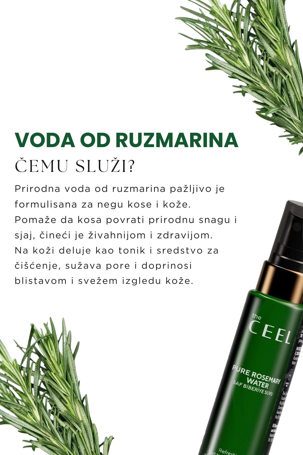 Ruzmarin set za rast i jačanje kose – kompletna nega