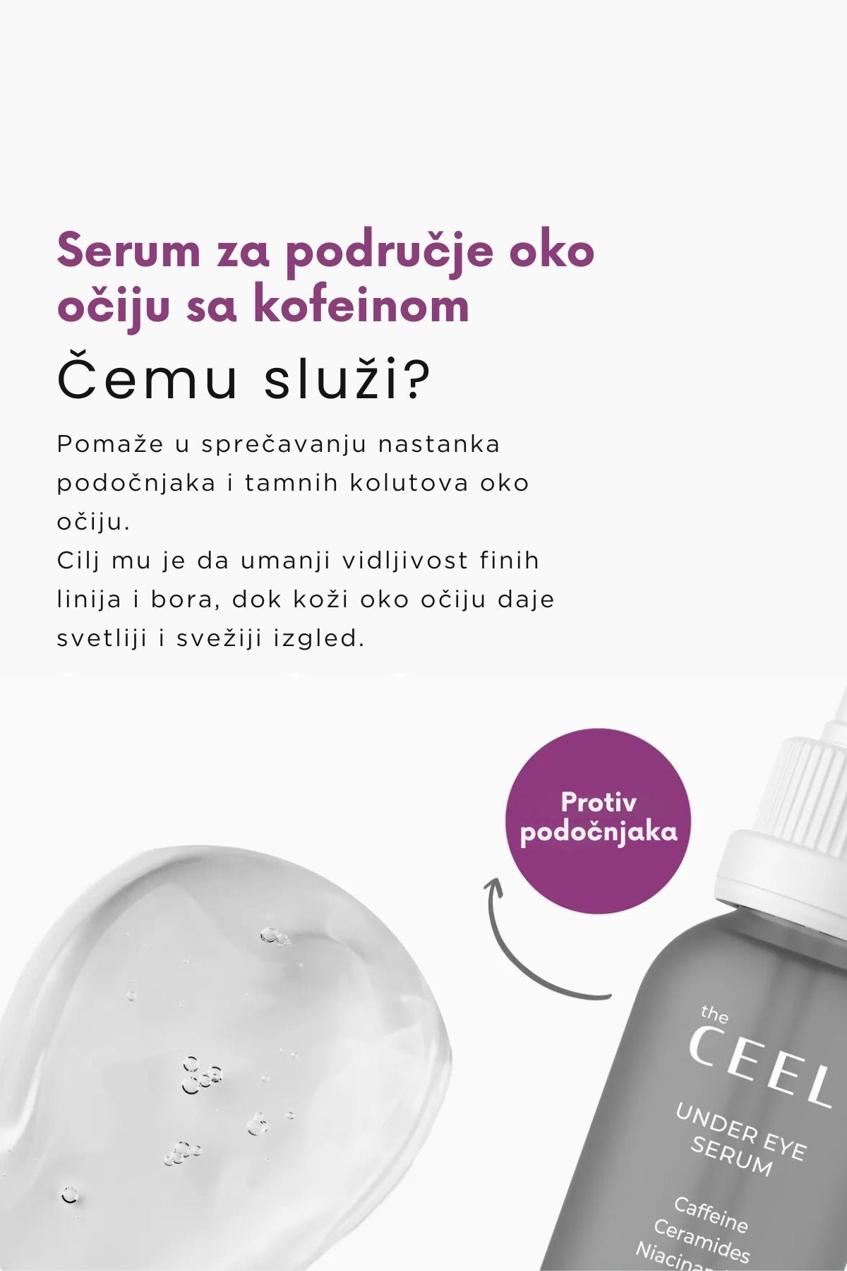 Set za negu područja oko očiju – protiv podočnjaka i bora
