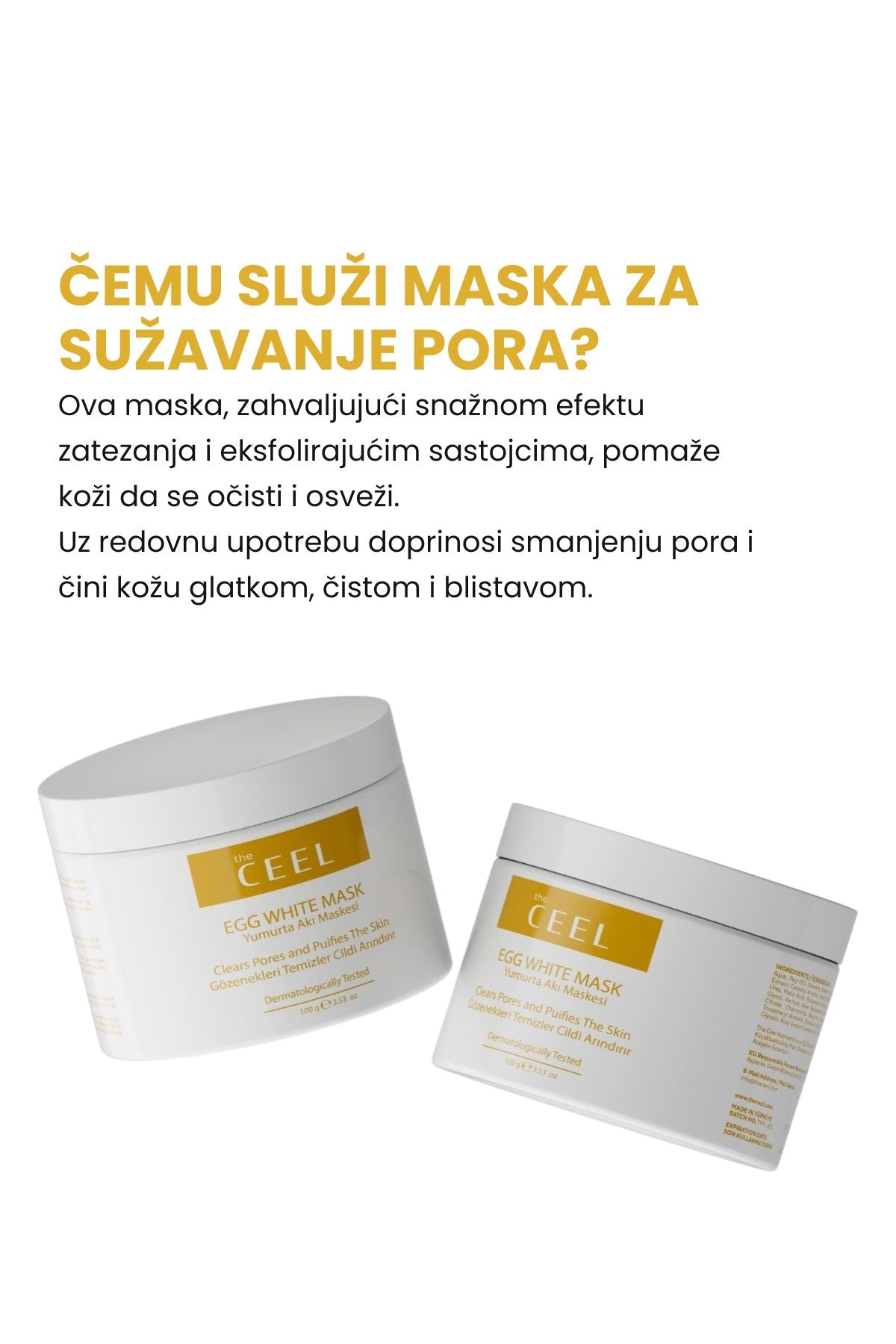 Set za blistav i hidriran ten – Vitamin C, Hijaluron i Maska