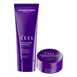 Set za izbeljivanje zuba - ljubičasti prah i pasta